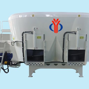Stationary Twin-auger TMR Mixer | Heavy-Duty Mixing Solution